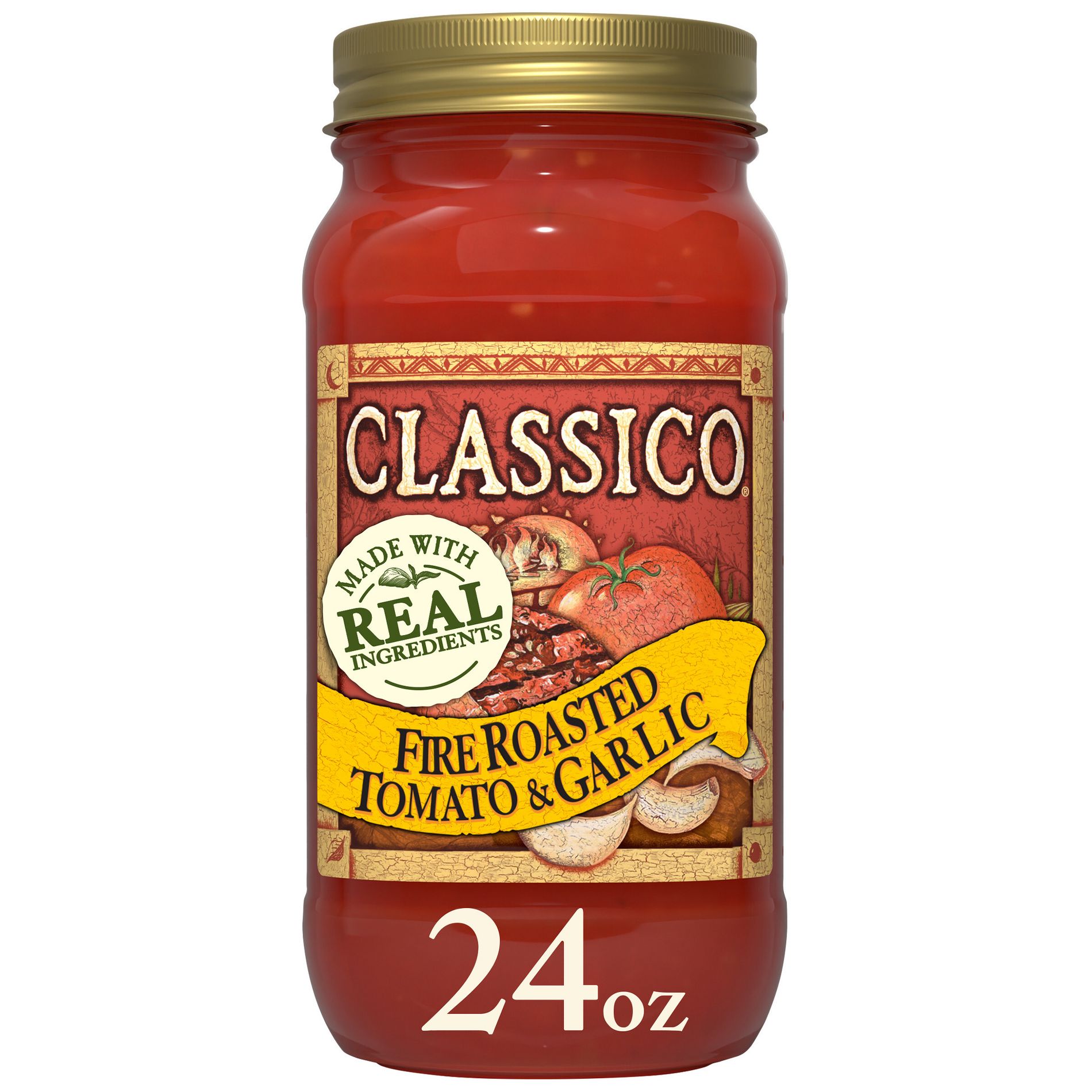 Classico Fire Roasted Tomato & Garlic Pasta Sauce - 24oz