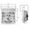 Vie Air Shutter Exhaust Fan with Power Cord - 4 of 4