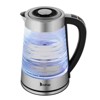 Winado 2.2L 1100W Electric Kettle Borosilicate Glass with Blue Light - 2 of 4