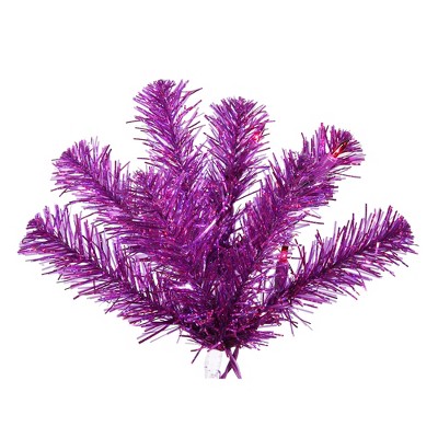 Vibrant Purple 9' Prelit Artificial Christmas Garland