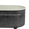 Trough Multi Metal Mini Planter - Foreside Home & Garden - 4 of 4