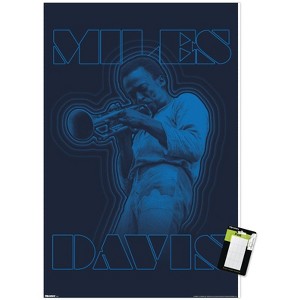 Trends International Miles Davis - Blue Unframed Wall Poster Prints - 1 of 4