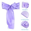 Unique Bargains Wedding Party Decoration Satin Chair Sashes Bows 20 Pcs - 4 of 4