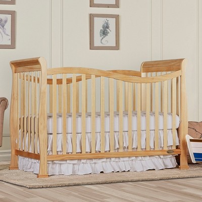 Natural Pinewood 7-in-1 Convertible Crib with Mattress Support