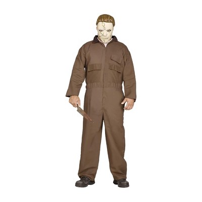 Funworld Halloween Michael Myers Adult Costume And Memory-flex Mask ...