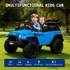 24V 2 Seater Ride On Truck,4WD Kids Electric Car W/Remote Control，Battery Powered Ride On Toy Car with Spring Suspension - 2 of 4
