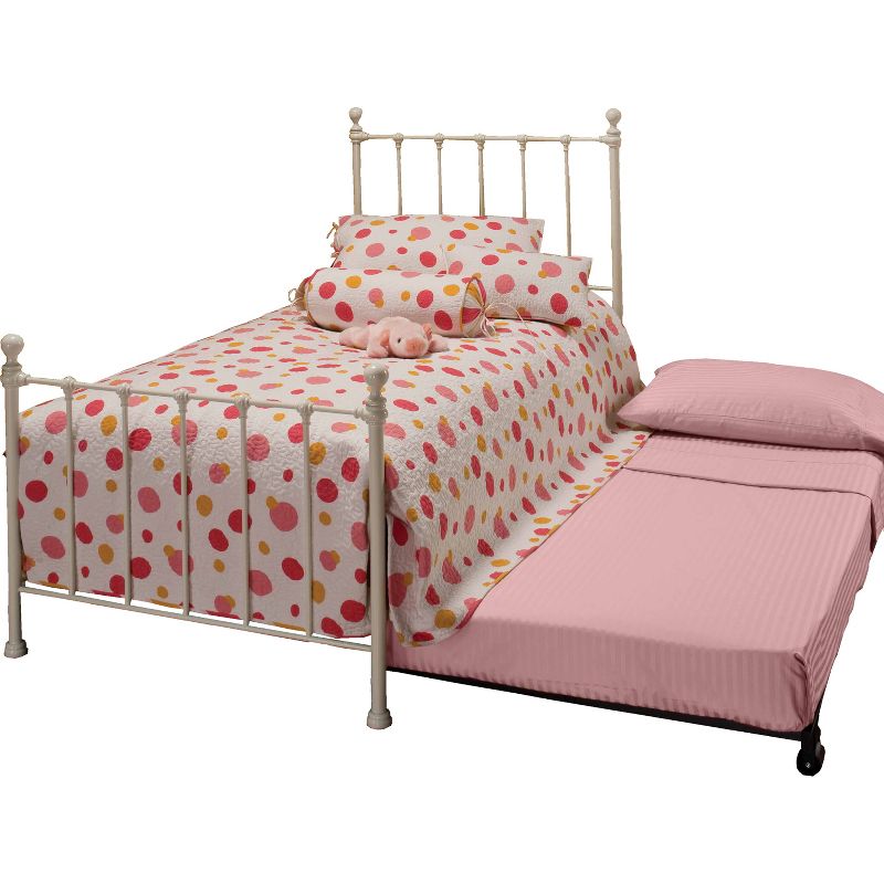 Twin Molly Bed Set with Rails and Trundle Steel - Hillsdale Furniture, 1 of 5