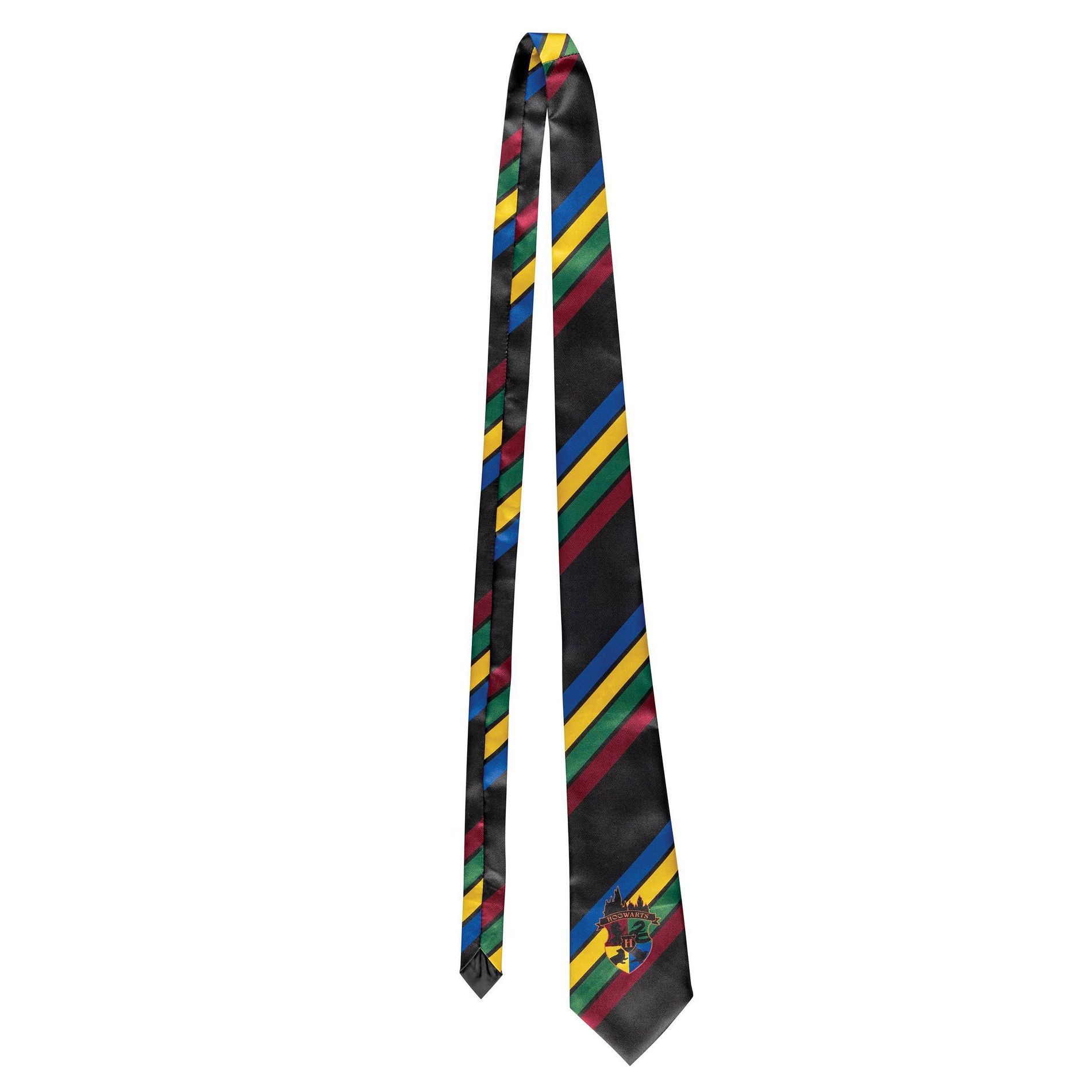 Warner Bros. Adult Harry Potter Hogwarts All House Tie Costume Accessory One Size
