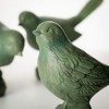 Sullivans 6"  5.5" & 8.25" Green Bird Figurine Set of 3  Resin - 2 of 3
