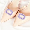 Unique Bargains Square with Detachable Clip Shoe Accessories 2 Pcs - 2 of 4