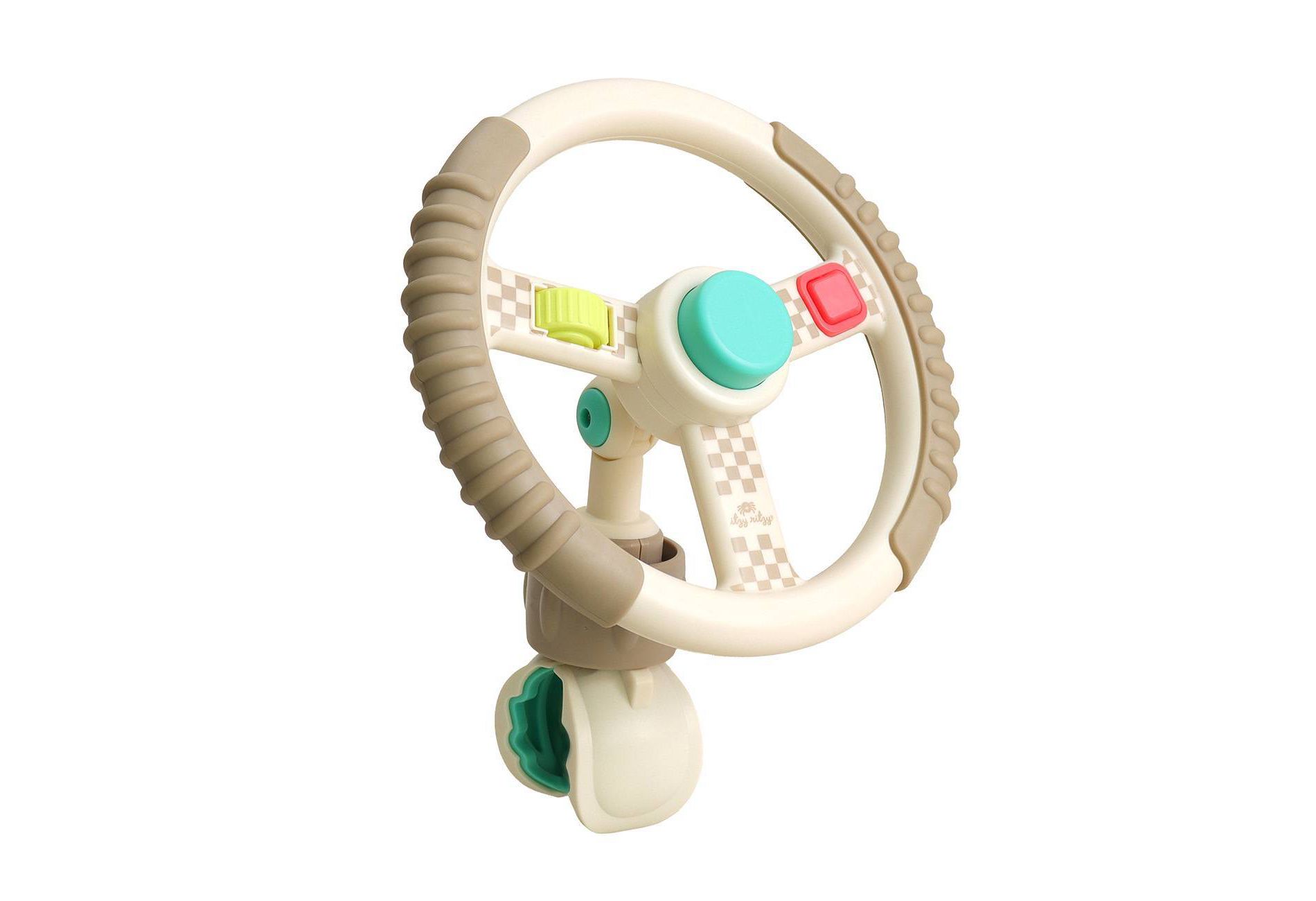 Itzy Ritzy Bitzy Driver Steering Wheel Baby Activity Toy for Wagon and Shopping Cart: Creative Thinking, Sensory Development, Fine Motor Skills