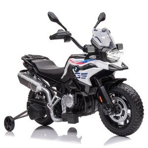 Kids Motorcycle, 12V 7Ah Licensed BMW Ride On Motorcycle for Toddlers with 2 Speeds - 1 of 4