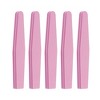 Zodaca 5x Sponge Nail Files and Buffer Set, 100/180 Grit Double Sided Manicure Tool Kit for Acrylic Gel & Natural Nails, Pink - 3 of 4