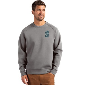 Seattle Mariners Cutter & Buck Roam Recycled Crew Neck Mens Pullover - 1 of 1