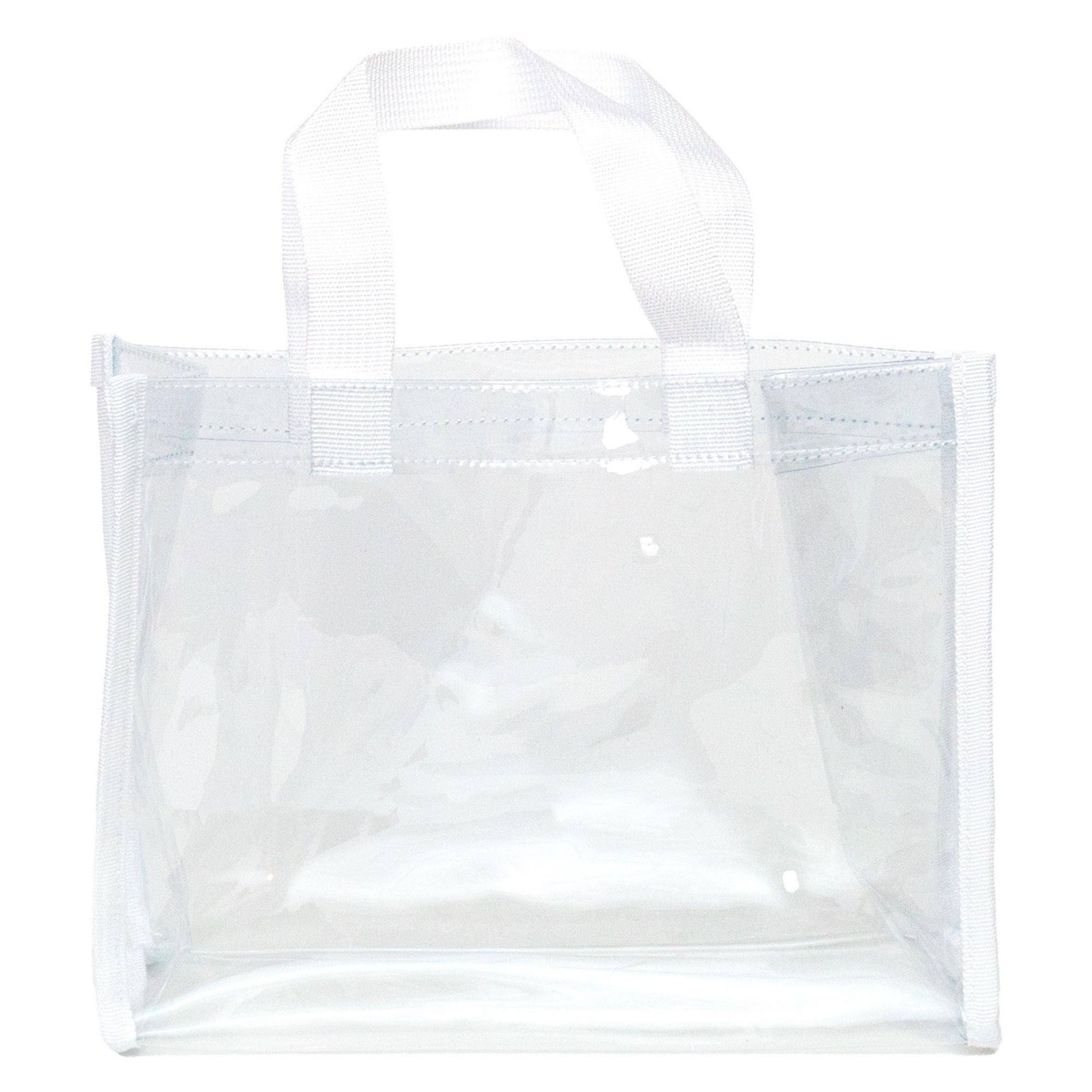 Horizon Group Clear White Plastic Tote Bag
