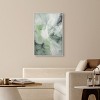 Art Remedy Rainfall on the Grass Green Abstract Wall Art Framed - 2 of 4