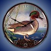 Collectable Sign & Clock | Green Wing Teal Duck LED Wall Clock Retro/Vintage, Lighted - 2 of 4