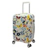 World Traveler Dejuno Floral Butterfly 3-Piece Expandable Spinner Luggage Set - 2 of 4