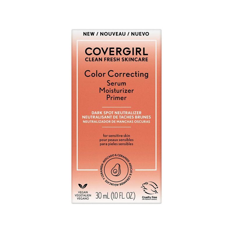 COVERGIRL Clean Fresh Color Correcting Serum + Moisturizer + Primer - 1 fl oz, 5 of 15