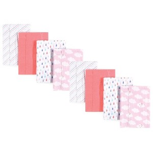 Luvable Friends Cotton Poly Flannel Burp Cloths 8-Pack, One Size - 1 of 1