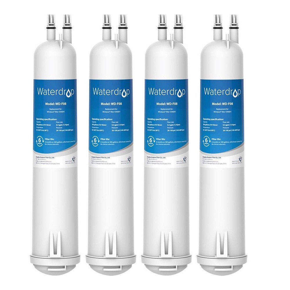 Waterdrop 4pk Replacement for Everydrop Filter 3 Kenmore 46-9083 Refrigerator Water Filter