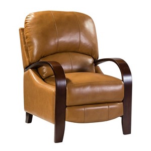 Alexandra Genuine Leather Manual Recliner | ARTFUL LIVING DESIGN - 1 of 4