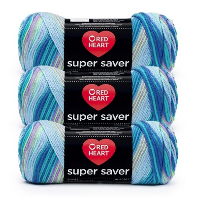 Red Heart Super Saver Yarn 24 Pack-Wildflower