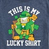 Men's - Garfield - This Is My Lucky Shirt Patrick's Day Short Sleeve Graphic T-Shirt - 2 of 4