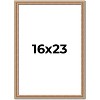 PosterPalooza | Deco Brown Picture Frame - UV Acrylic, Foam Board Backing, Hanging Hardware - 2 of 4
