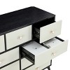 Accent Cabinet Modern with 9 Drawers for Living Room Storage - 3irtyhousy - 3 of 4