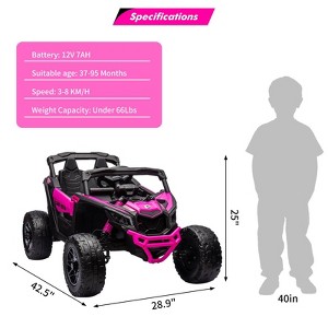 Kids UTV, Electric Ride on UTV Car, Electric Off-Road Car, Ride On Truck Car with Remote Control, Ride on Toys for Kids - 1 of 3
