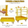 36 in x 36 in Folding Forklift Safety Cage with Safety Harness, Lock, 1400LBS Collapsible Platform Lift Basket for Most Aerial Jobs - 3 of 4