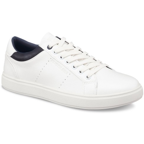 Members Only Men's Packer 2.0 Low Top Court Sneakers - White - 8 : Target