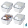 iDesign Small Canister with Removable Pour Cap - Set of 4 - White - 2 of 4