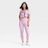 Women's Floral Print High-Rise Piped Leggings - JoyLab™ - 3 of 3