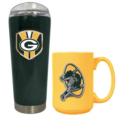 NFL Green Bay Packers Roadie Tumbler and Mug Set