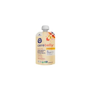 Cerebelly Bone Broth Sweet Potato Pinto Bean Chicken Broth Baby Meals Pouch - 4oz - 1 of 3