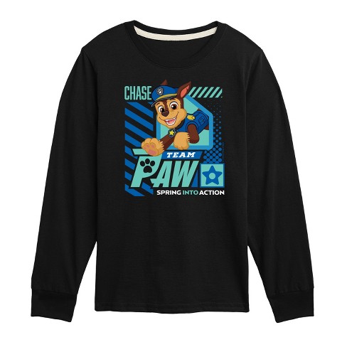 Boys' - Paw Patrol - Team Paw Chase Long Sleeve Graphic T-Shirt - image 1 of 4