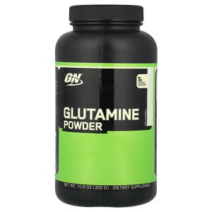 Optimum Nutrition Glutamine Powder, Unflavored, 10.6 oz (300 g) - 1 of 2