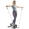 Sunny Health & Fitness Smart Elliptical Trainer, Heavy-Duty Exerciser w/ Resistance Bands for Leg & Arm Exercise - 2 of 4