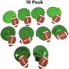 4E's Novelty 10 Pcs Hanging Swirl Decorations Perfect Football Party Supplies, Football Birthday Party Decorations - 2 of 3