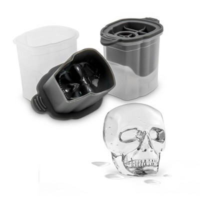 Tovolo Set of 2 Skull Ice Molds