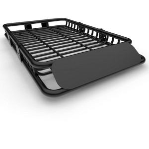 Roof Rack Rooftop Cargo Carrier Steel Basket, Car Top Luggage Holder for SUV and Pick Up Trucks - 200 Lb. Capacity - 1 of 4
