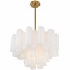 Crystorama Lighting Addis 9 - Light Chandelier in  Aged Brass - 2 of 4