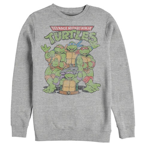 TMNT Heroes & Villains | Teenage Mutant Ninja Turtles Foot Clan Symbol Black Long Sleeve | Official Apparel & Accessories | Heroes & Villains XXL