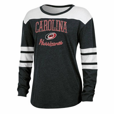 NHL Carolina Hurricanes Women's Long Sleeve Fashion T-Shirt
