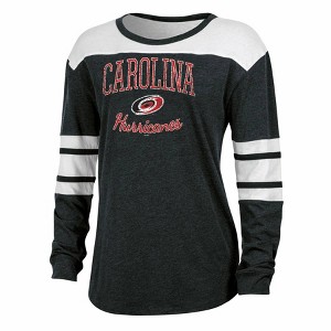 NHL Carolina Hurricanes Women's Long Sleeve Fashion T-Shirt - 1 of 3