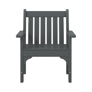 WestinTrends Outdoor Patio HDPE Adirondack Dining Arm Chair - 1 of 4