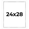 PosterPalooza | Modern Shadow Box 1" Depth White Picture Frame - UV Acrylic, Backing, Hanging Hardware - 2 of 4