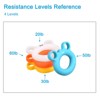 Unique Bargains Athletes Workout Rock Climbing Silicone Ring Hand Finger Forearm Grip Trainers - 3 of 4